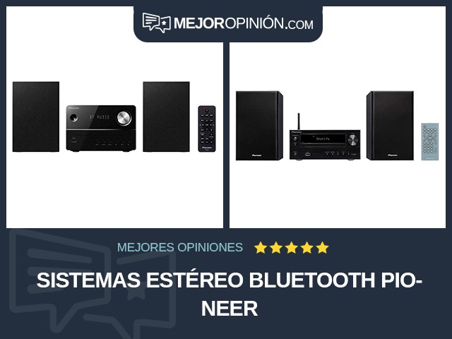 Sistemas estéreo Bluetooth Pioneer