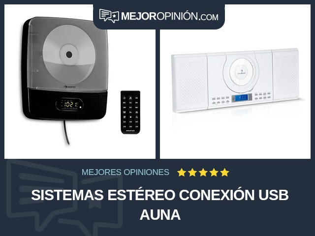 Sistemas estéreo Conexión USB Auna