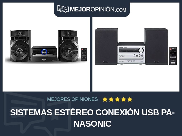 Sistemas estéreo Conexión USB Panasonic