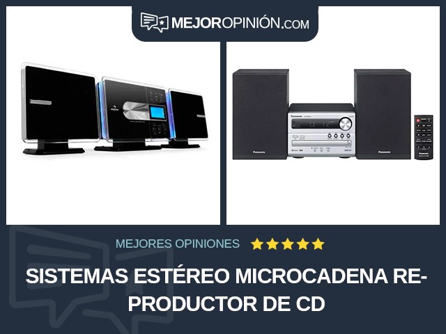 Sistemas estéreo Microcadena Reproductor de CD