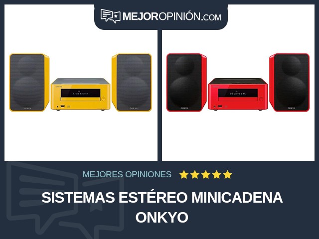 Sistemas estéreo Minicadena Onkyo