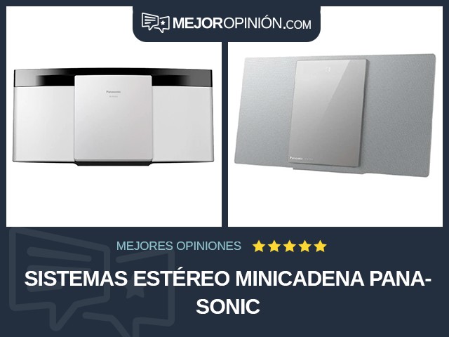 Sistemas estéreo Minicadena Panasonic