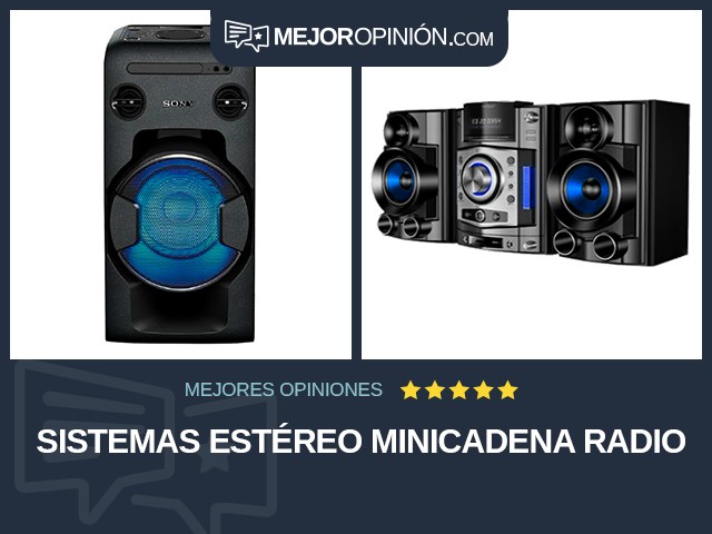 Sistemas estéreo Minicadena Radio