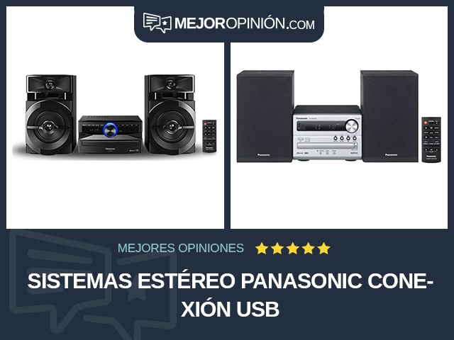 Sistemas estéreo Panasonic Conexión USB