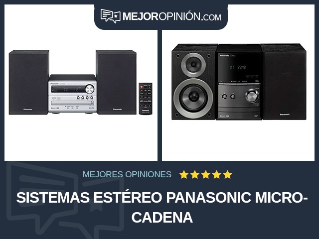 Sistemas estéreo Panasonic Microcadena