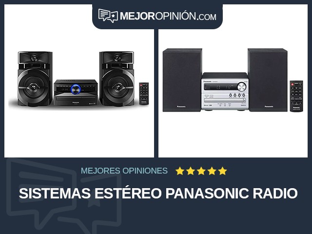 Sistemas estéreo Panasonic Radio