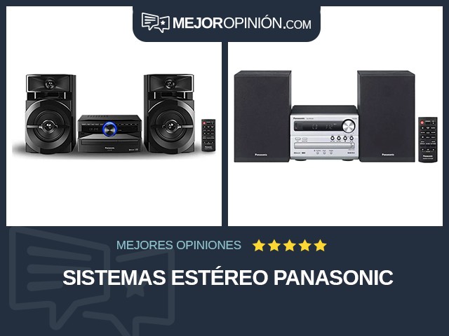 Sistemas estéreo Panasonic