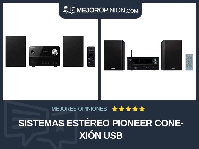 Sistemas estéreo Pioneer Conexión USB