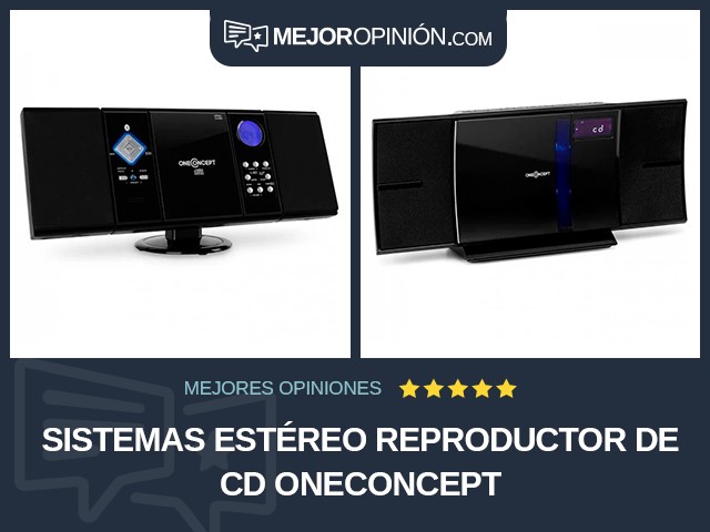 Sistemas estéreo Reproductor de CD oneConcept