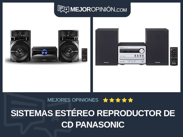 Sistemas estéreo Reproductor de CD Panasonic