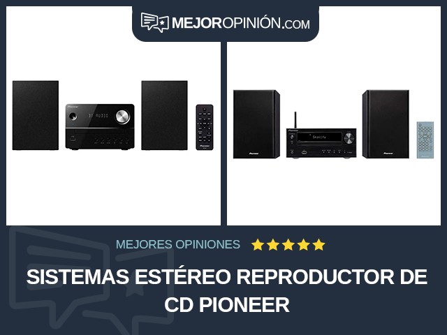 Sistemas estéreo Reproductor de CD Pioneer