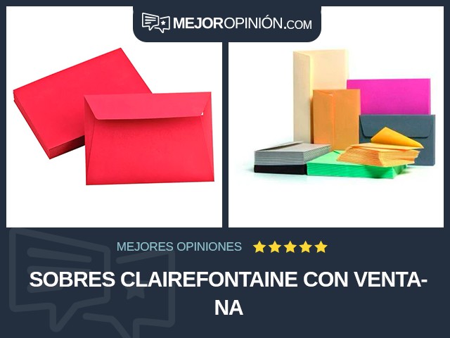 Sobres Clairefontaine Con ventana