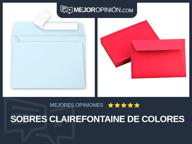 Sobres Clairefontaine De colores