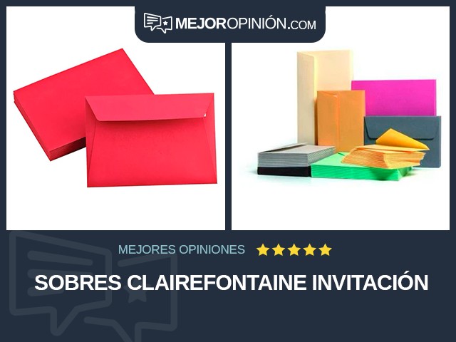 Sobres Clairefontaine Invitación