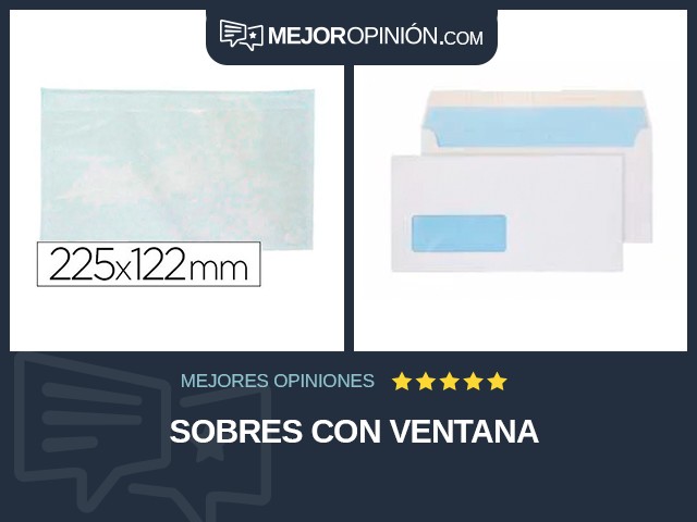 Sobres Con ventana