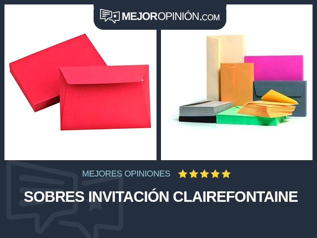 Sobres Invitación Clairefontaine