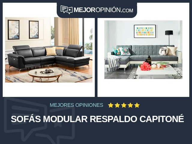 Sofás Modular Respaldo capitoné