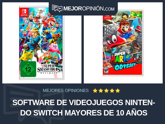 Software de videojuegos Nintendo Switch Mayores de 10 años