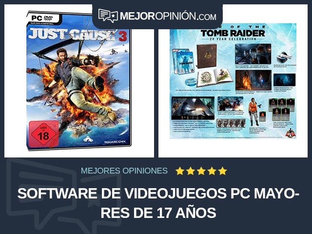 Software de videojuegos PC Mayores de 17 años