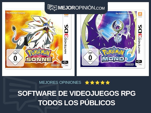 Software de videojuegos RPG Todos los públicos