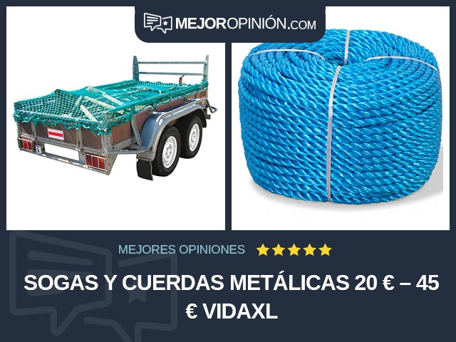 Sogas y cuerdas metálicas 20 € – 45 € vidaXL