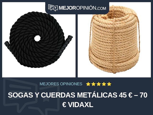 Sogas y cuerdas metálicas 45 € – 70 € vidaXL