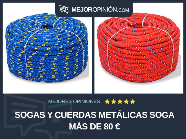 Sogas y cuerdas metálicas Soga Más de 80 €