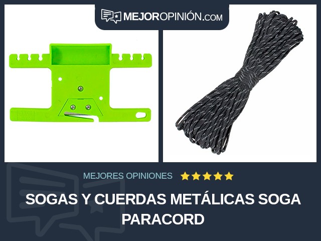 Sogas y cuerdas metálicas Soga Paracord