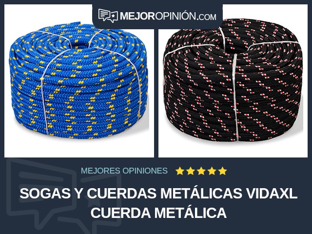 Sogas y cuerdas metálicas vidaXL Cuerda metálica