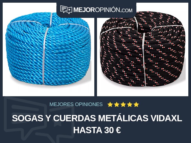 Sogas y cuerdas metálicas vidaXL Hasta 30 €