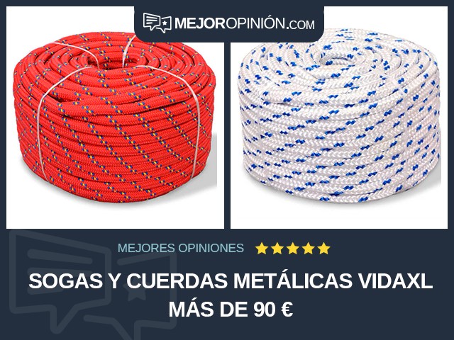 Sogas y cuerdas metálicas vidaXL Más de 90 €