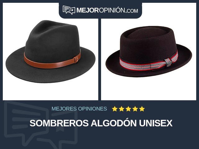 Sombreros Algodón Unisex