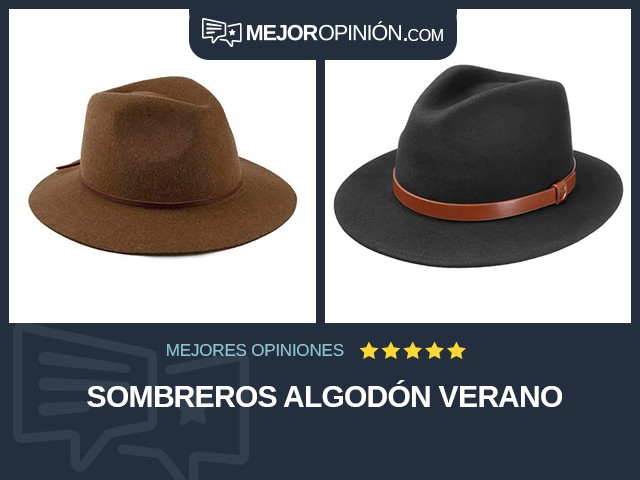 Sombreros Algodón Verano