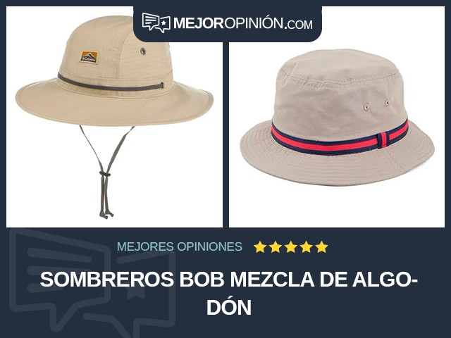 Sombreros Bob Mezcla de algodón