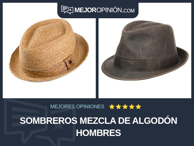 Sombreros Mezcla de algodón Hombres