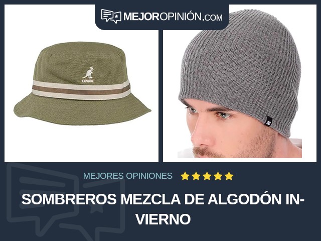 Sombreros Mezcla de algodón Invierno