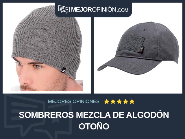 Sombreros Mezcla de algodón Otoño