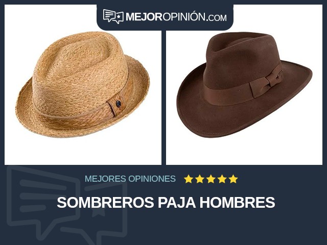 Sombreros Paja Hombres