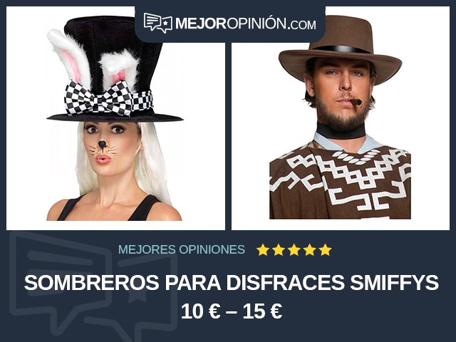 Sombreros para disfraces Smiffys 10 € – 15 €