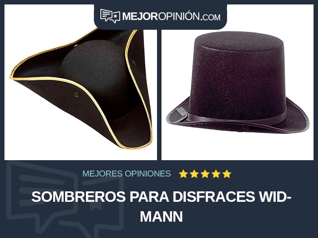 Sombreros para disfraces Widmann