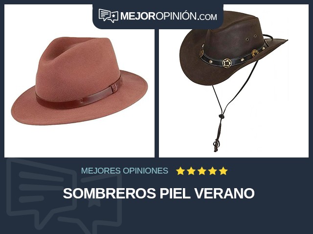 Sombreros Piel Verano