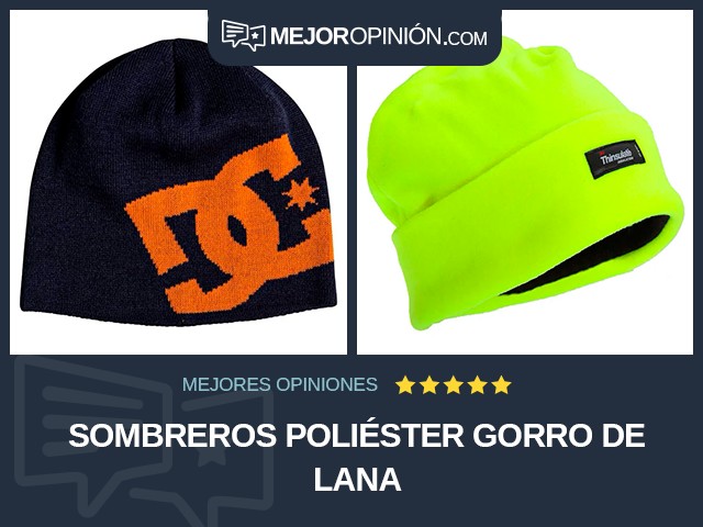 Sombreros Poliéster Gorro de lana