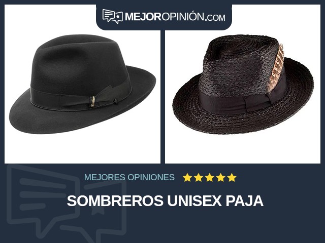 Sombreros Unisex Paja