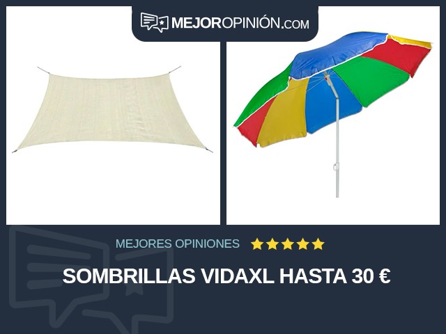 Sombrillas vidaXL Hasta 30 €