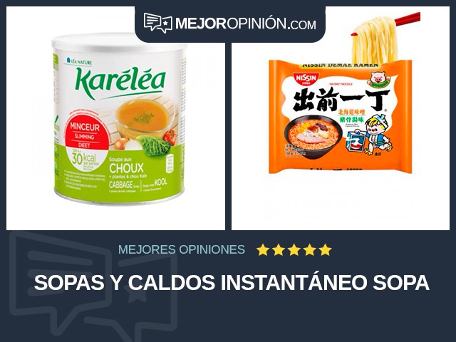 Sopas y caldos Instantáneo Sopa