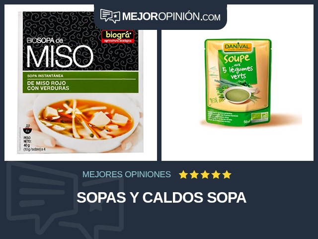 Sopas y caldos Sopa