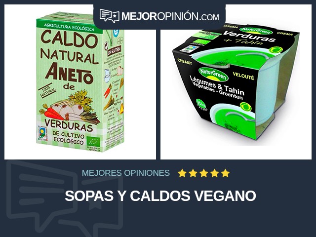 Sopas y caldos Vegano