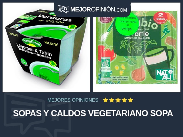 Sopas y caldos Vegetariano Sopa