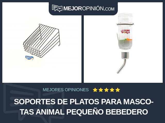Soportes de platos para mascotas Animal pequeño Bebedero