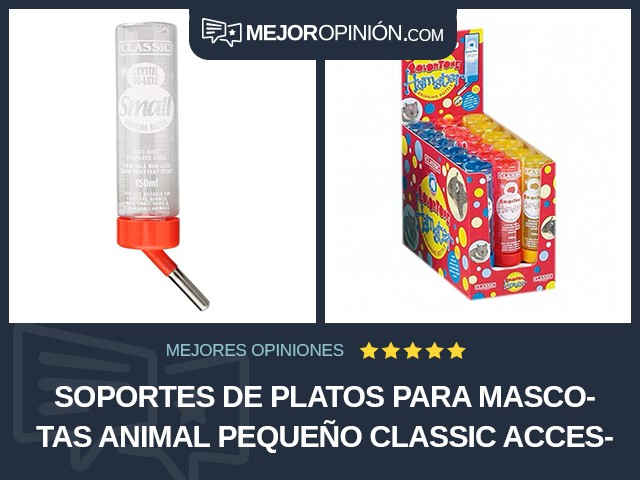 Soportes de platos para mascotas Animal pequeño Classic Accessories